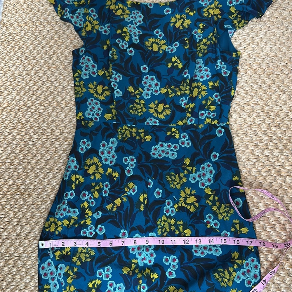NWOT Saloni Silk Floral Gown size 6 - Picture 8 of 11